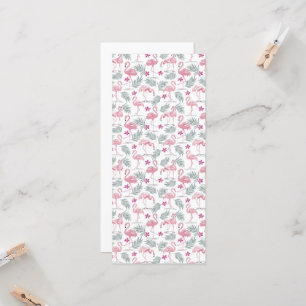 Carte Motif répété mignon des oiseaux de cygne