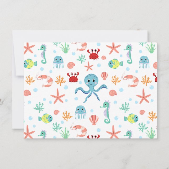 Carte motif Sea World (Devant)
