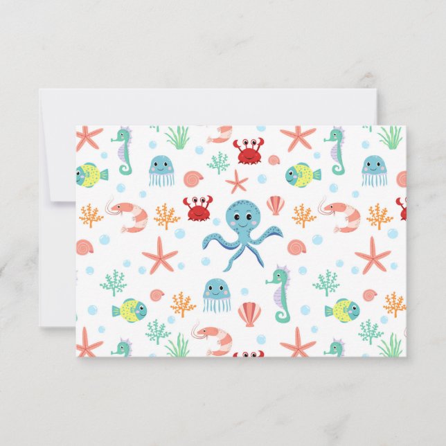 Carte motif Sea World (Devant)