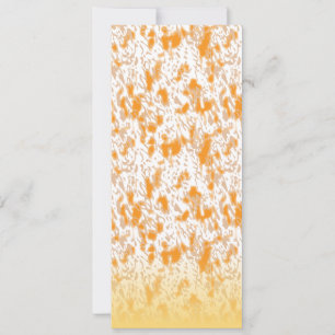 Carte Motif textile présentant un motif orange et or vib