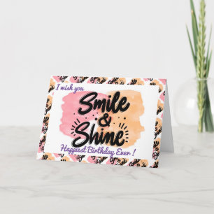 Carte Motivation anniversaire la plus heureuse