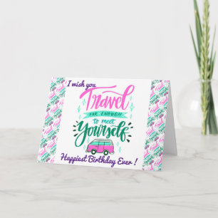 Carte Motivation d'anniversaire la plus heureuse