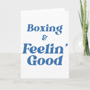 Carte Motivation d'entraînement de boxe Fitness Sentimen