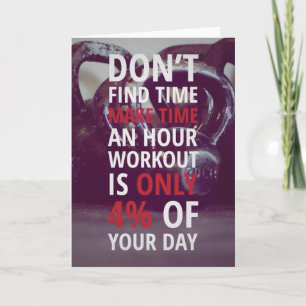 Carte Motivation gym