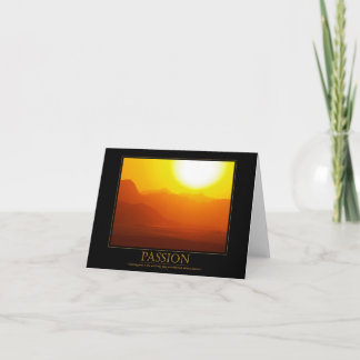 Carte Motivation Passion