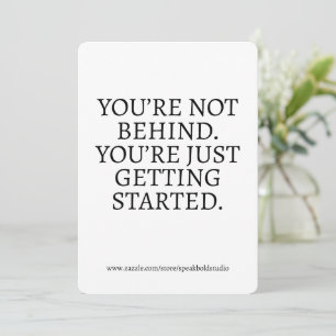 Carte Motivationnelle Personnalisée, Graduation, C