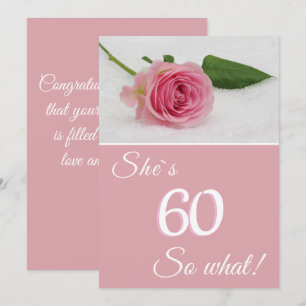 Carte motivationnelle pour ses 60 ans pour elle Ro
