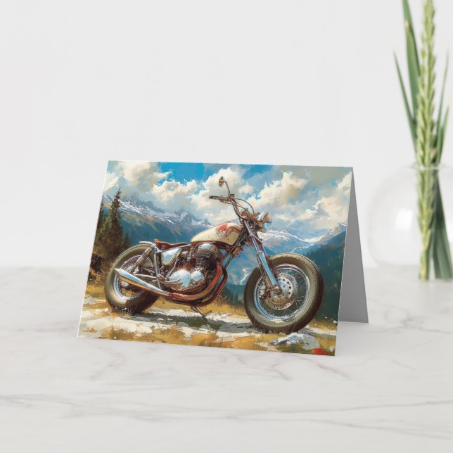 Carte moto Bobber (Devant)