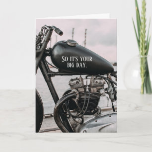 Carte Moto British Twin Cylinder Rider Anniversaire
