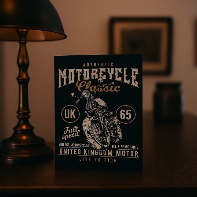 Carte Moto Classique Authentique (Créateur téléchargé)