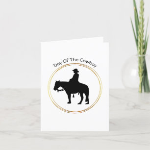 Carte Moto Cowboy pour la Journée du Cowboy