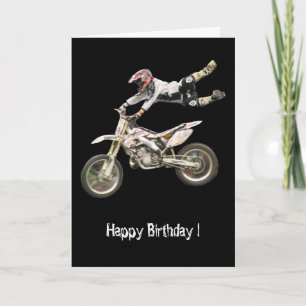 Carte moto-cross aérien n° 4 vertical