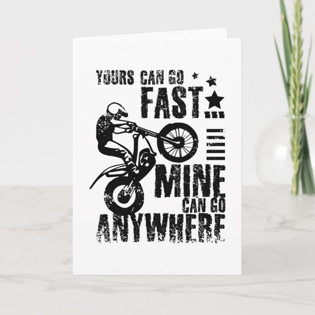 Carte Moto d'essai rapide (Devant)