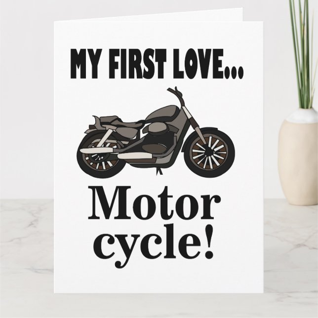 Carte Moto Moto Anniversaire Moto (Devant)