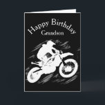Carte Motocross Grandson Anniversaire Sport Motorcycle C<br><div class="desc">Motocross Sport Compétitif Moto Course Anniversaire Grand-fils</div>