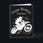 Carte Motocross Grandson Anniversaire Sport Motorcycle C<br><div class="desc">Motocross Sport Compétitif Moto Course Anniversaire Grand-fils</div>