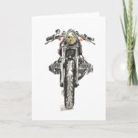 Motocyclette en encre II