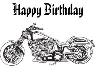 Cartes Motard D Anniversaire Zazzle Fr