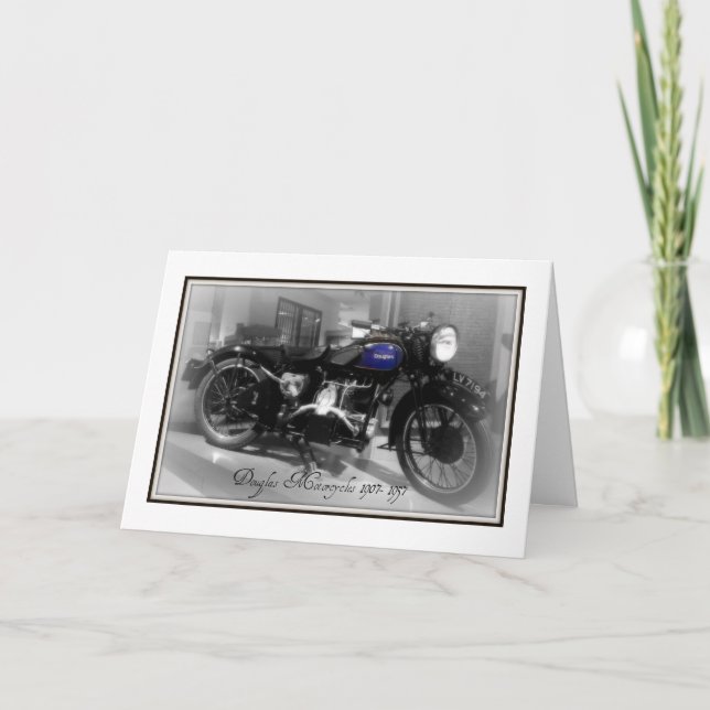 Carte Motorcycle Douglas (Devant)