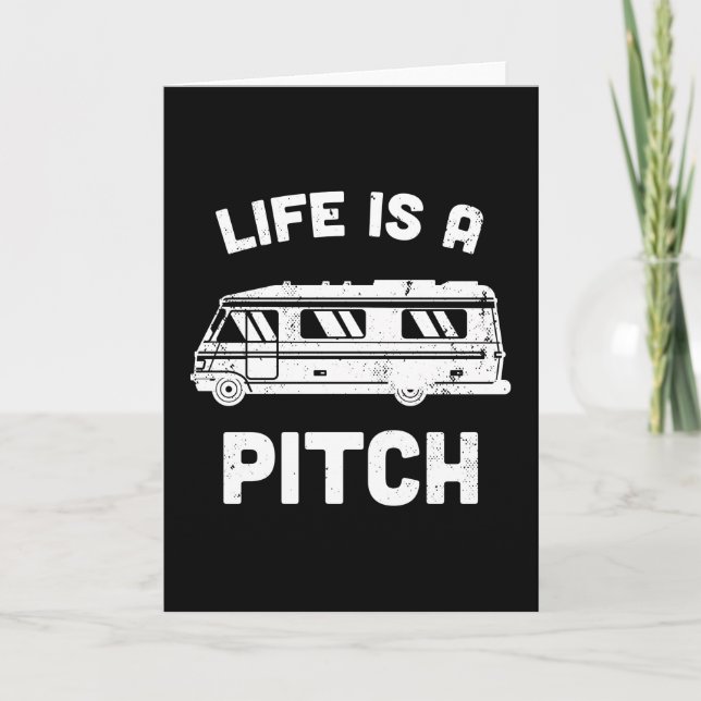 Carte Motorhome Campervan RV Camping Cadeau (Devant)