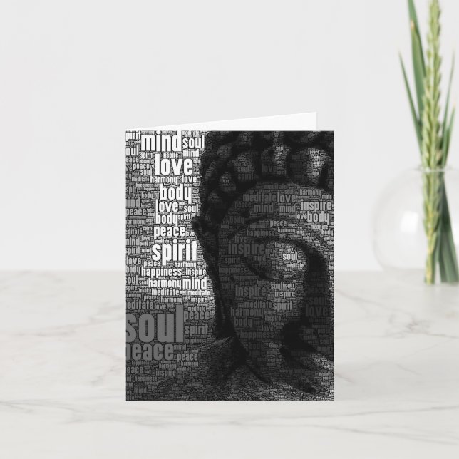 Carte Mots bouddhistes de sagesse (Devant)