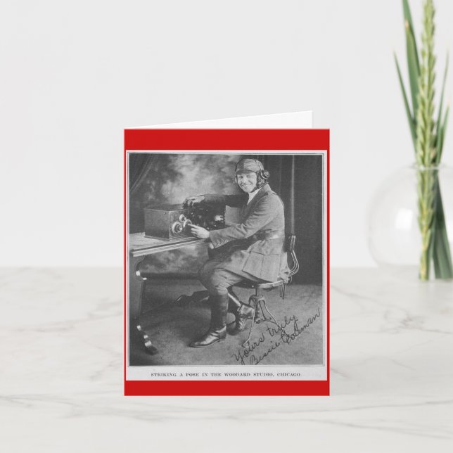 Carte mots de sagesse : Bessie Coleman (Devant)