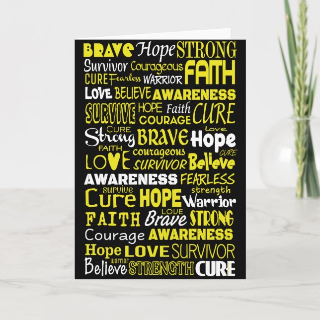 Carte Mots De Sensibilisation...Endometriose (Devant)