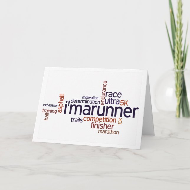 Carte Mots du coureur (Devant)