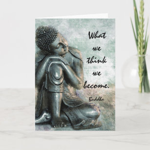 Citations Bouddha Cartes De Vœux Zazzle