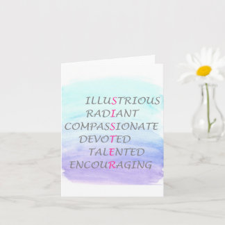 Carte Mots pour décrire soeur