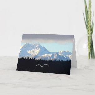 Carte Mouette en vol, Monts Olympiques de Silverda