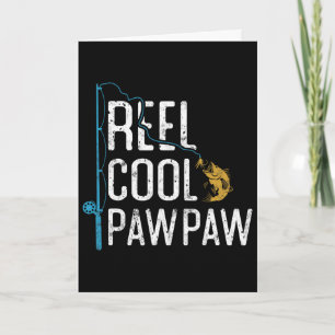 Carte Moulinet de pêche Papa cool Cadeau de la fête des