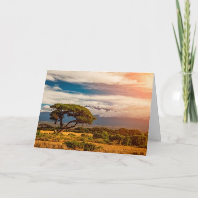 Carte Mount Kilimanjaro | Amboseli, Kenya (Devant)