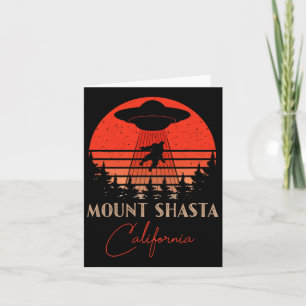 Carte Mount Shasta California Souvenir Randonnée 1