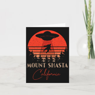 Carte Mount Shasta California Souvenir Randonnée 1