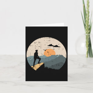 Carte Mountain Hiker Voyage Randonnée Voyageur Alpiniste