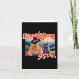 Carte Mountain Muttma Boho Chien Randonnée Sentier Campi