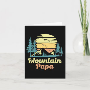 Carte Mountain Papa Camping Randonnée Papa Aventure Père