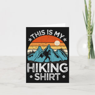 Carte Mountain Randonnée Adventure Vintage C'Est Mon Hik