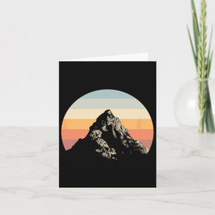 Carte Mountain Sunset Circle Rainbow Nature extérieure