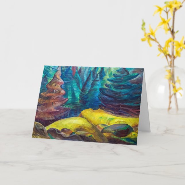 Carte Mousse jaune | Emily Carr | (Fleur jaune)