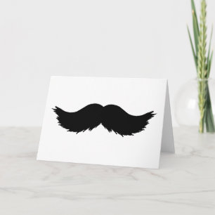 Carte Moustache noire furtive