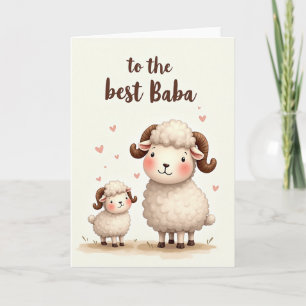 Carte Mouton Baba d'amour