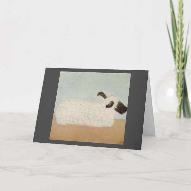 Carte Moutons (par Milton Avery) (Devant)