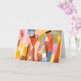 Carte Mouvement des chambres voûtées, Paul Klee