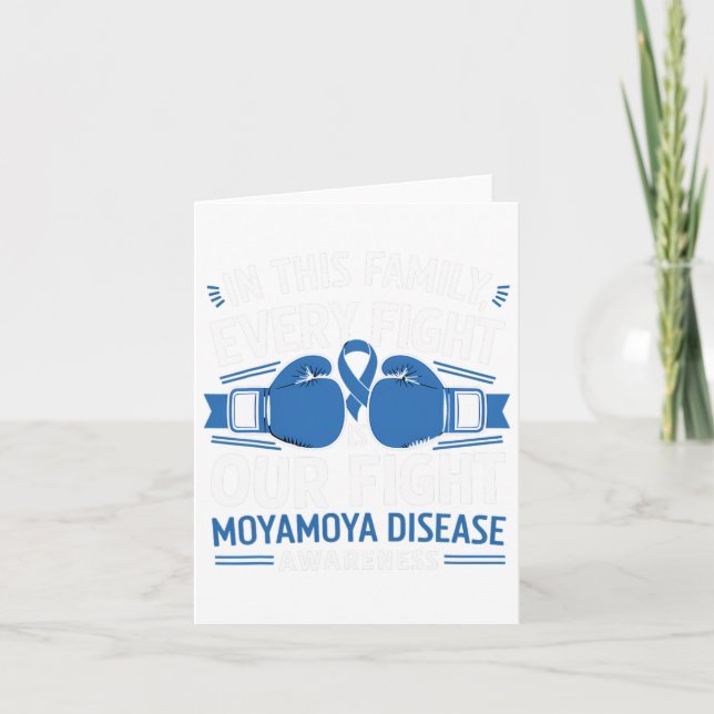 Carte Moyamoya Sensibilisation Chaque Combat Est Notre B (Devant)