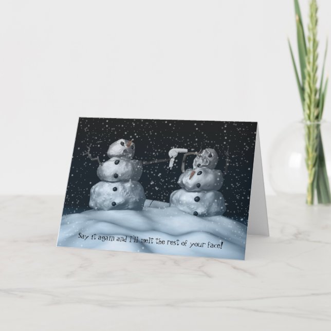 Carte Moyenne Snowman (Devant)