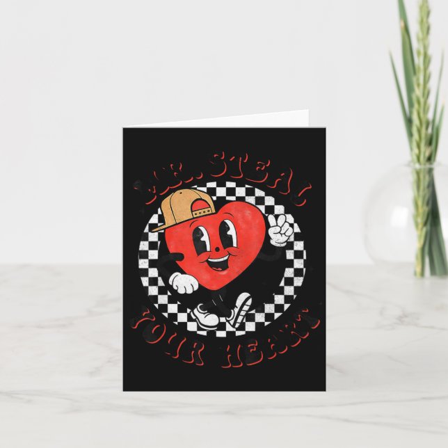 Carte Mr Steal Your Heart For Boys Toddlers Valentine's  (Devant)