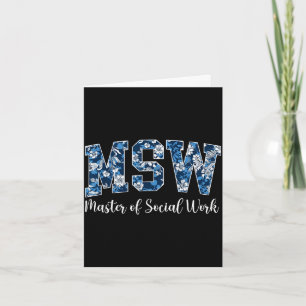 Carte Msw maître en travail social diplômé Msw