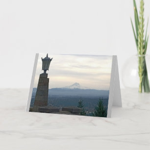 Carte Mt Hood de Rocky Butte, Portland, Oregon